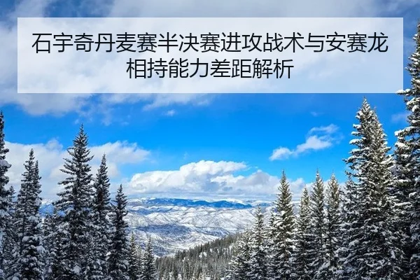 石宇奇丹麦赛半决赛进攻战术与安赛龙相持能力差距解析